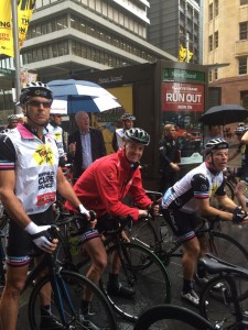 The start line