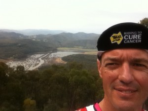 Day 6 Half way up Eildon mountain