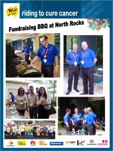 The NSW team were great in raising $632 for Tour de Cure at a recent barbecue lunch.