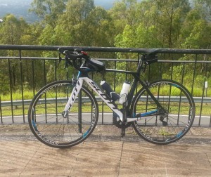 Bike on Mt Coot-tha