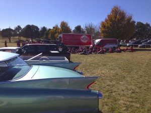 Lunch at a country fair at Michelago - half way between Cooma and Canberra.